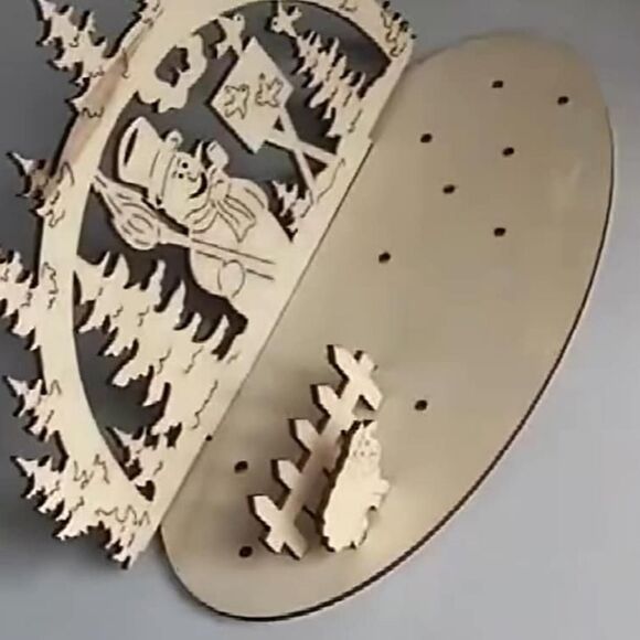 Wood Nativity Set - Picture 3 of 8